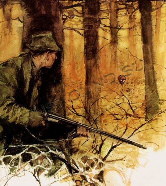 Охотничье оружие в живописи