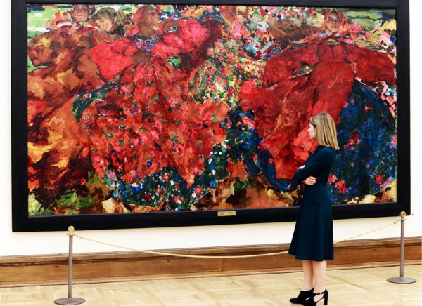 Вихрь Малявин в Третьяковской галерее