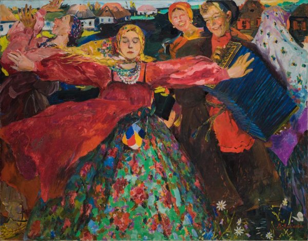 Ф.А. Малявин. Вихрь. 1906.