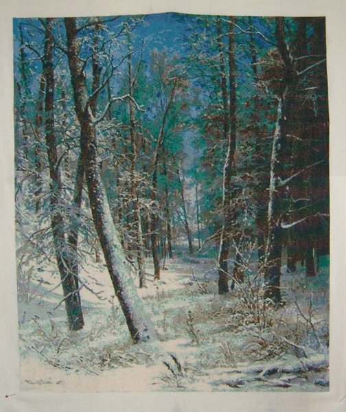 Иван Шишкин зима в лесу