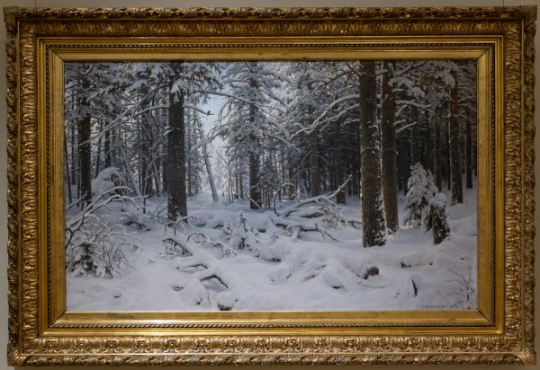Художник Шишкин зимний лес