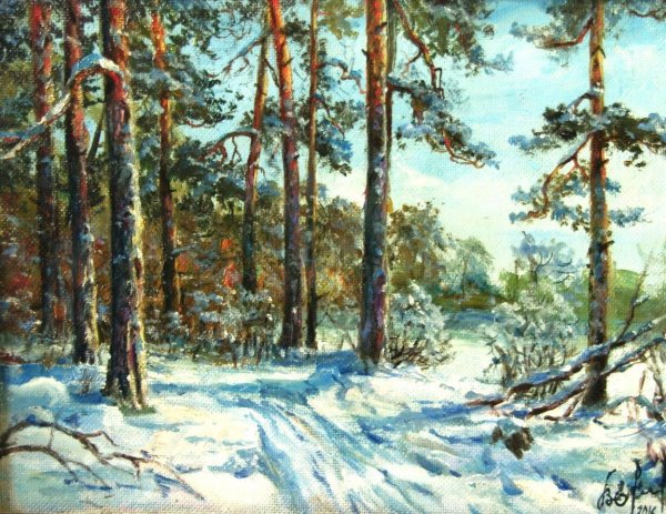 Шишкин Иван Иванович зима