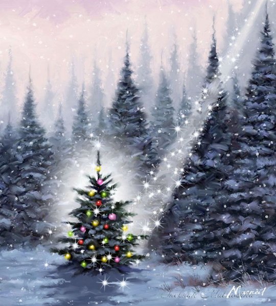 Ричард Макнейл зимний лес