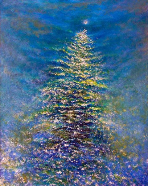 Живопись елочка