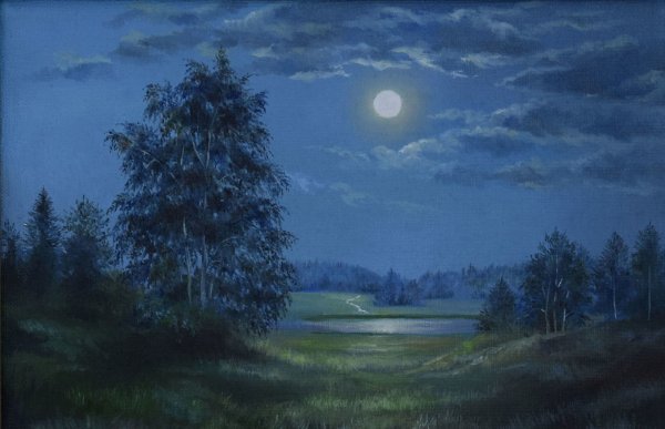 Майская ночь картина Фет