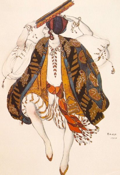 Лев Бакст декорации Шехерезада