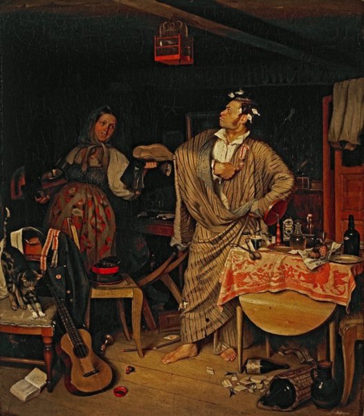 П А Федотов свежий кавалер