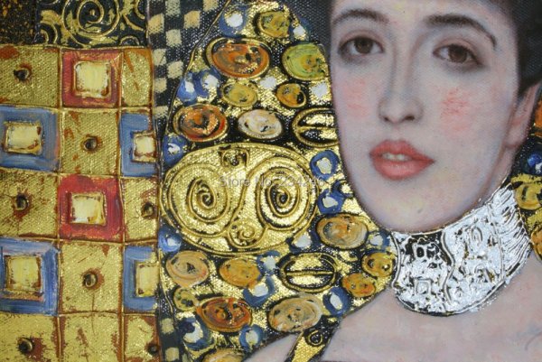 Картина Климта Золотая Адель