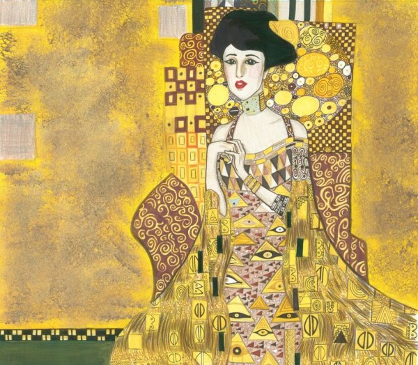 Золотая Адель Густава Климта