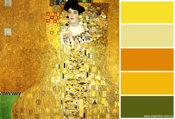 Картина Золотая Адель Густава Климта