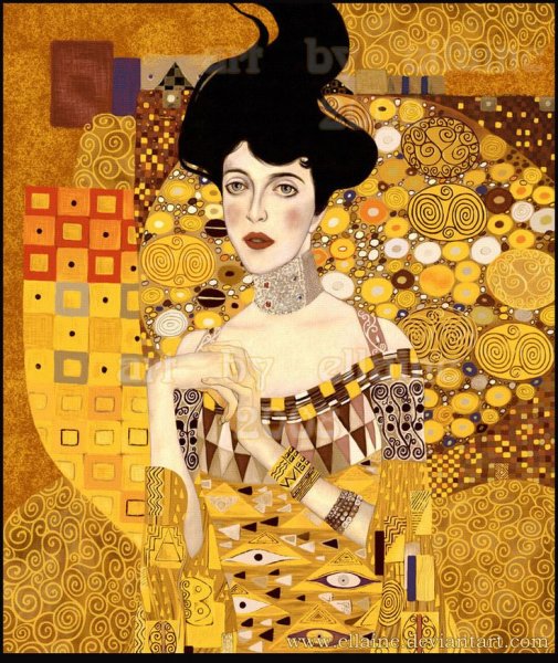 Климт Золотая Адель