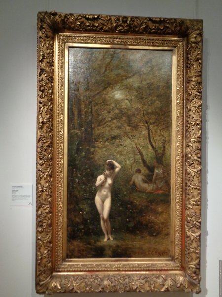 Камиль коро купание Дианы