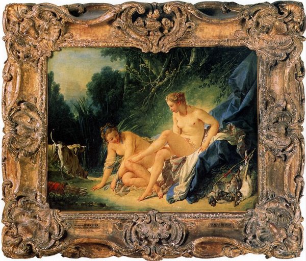Франсуа Буше купание Дианы