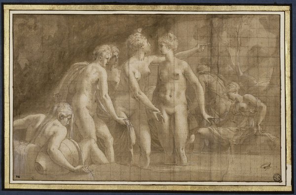 Картина Франсуа Буше купание Дианы