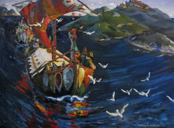 Н. Рерих «заморские гости» (1901)