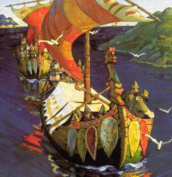 Заморские гости Николай Рерих (1901)