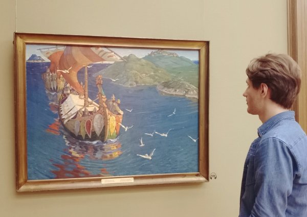 План по картине заморские гости