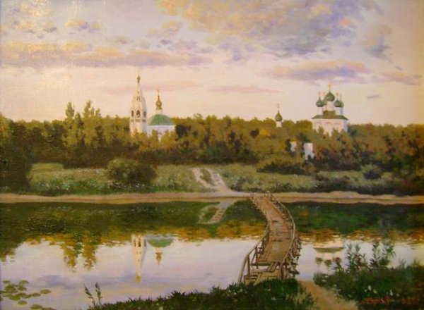 Левитан Тихая обитель картина