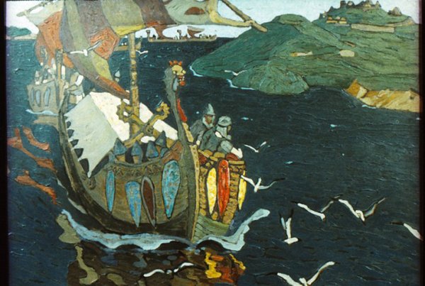 Заморские гости Рерих 1901