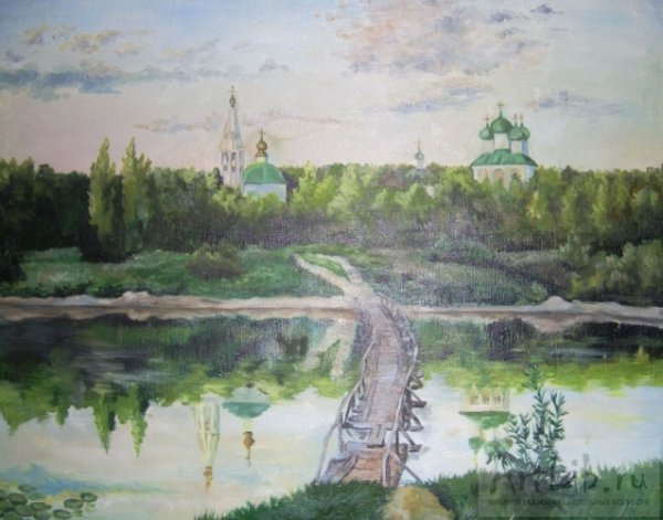 Тихая обитель Левитан репродукция