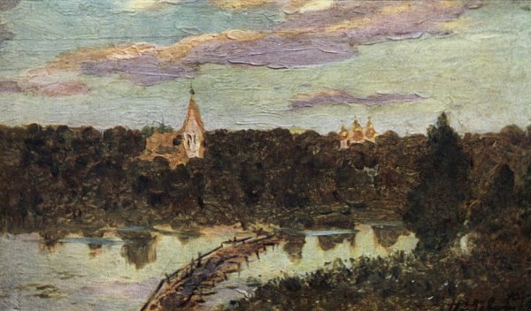 «Тихая обитель». Исаак Левитан, 1891 год