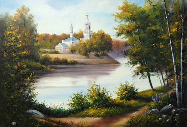 Исаак Ильич Левитан Тихая обитель