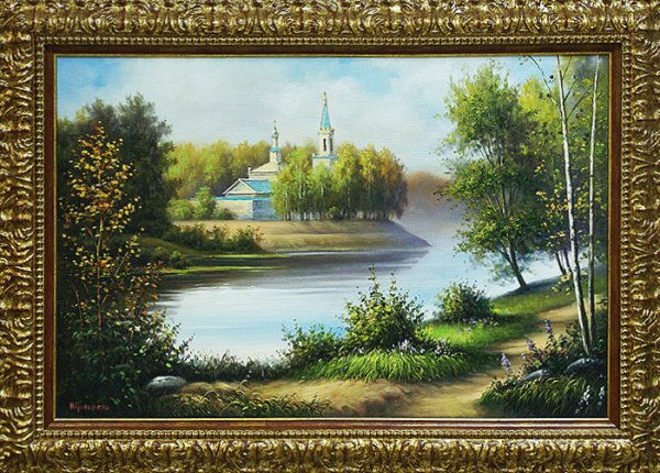 Исаак Левитан Тихая обитель рассказ по картине