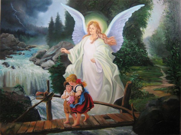 Ангел хранитель охраняет