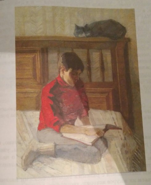 Белоковская Ольга портрет сына