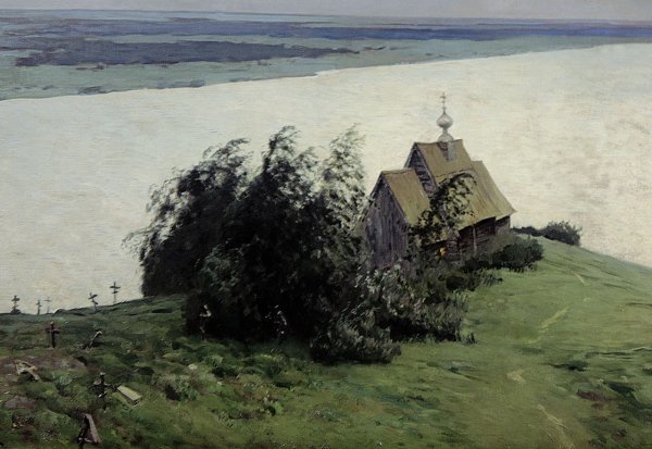 Над вечным покоем картина Левитана сочинение