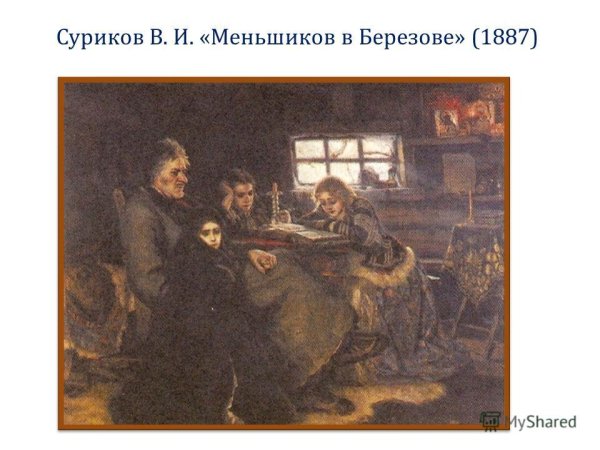 Меньшиков в Березове картина