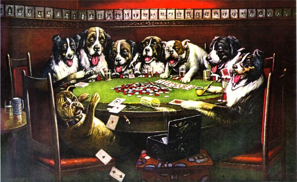 Кассиус Кулидж собаки картины