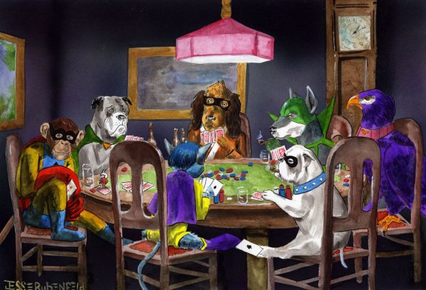 Собаки играющие в Покер оригинал