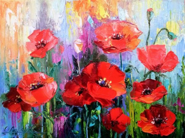 Горы маки Ольга Дарчук