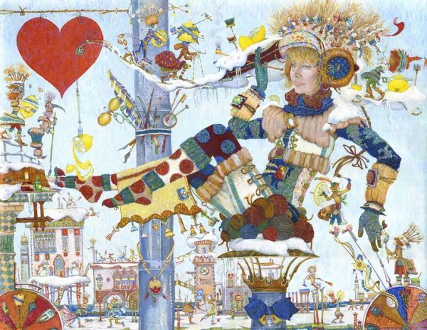 Петр Фролов картина царица цветочного царства