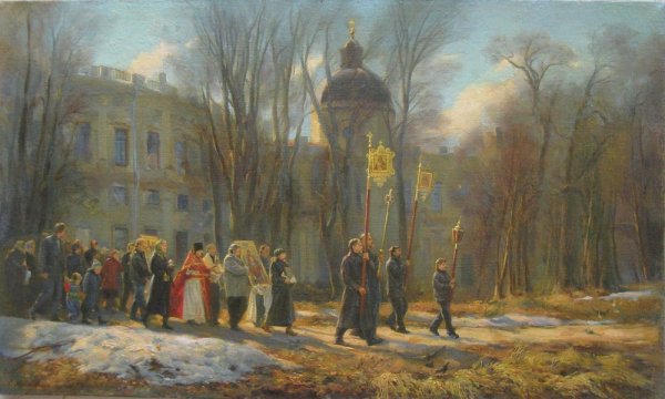 Крестный ход древняя Русь