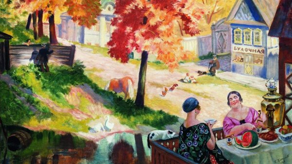Борис Михайлович Кустодиев картины