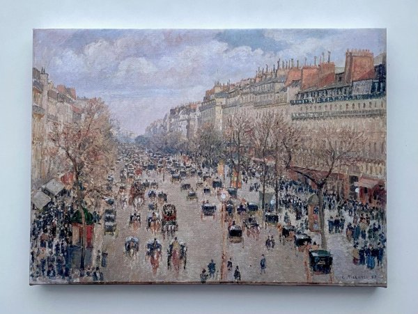 Камиль Писсарро. "Бульвар Монмартр в Париже" 1897