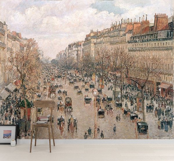 Бульвар Монмартр в Париже Писсарро