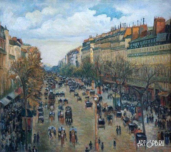 Камиль Писсарро «бульвар Монмартр», 1897