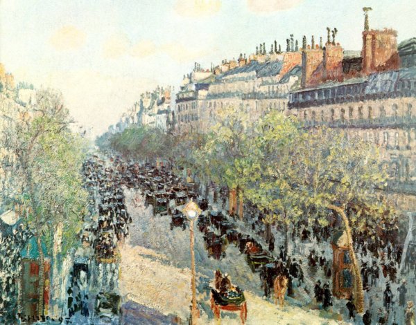 Писсарро. Бульвар Монмартр. 1897