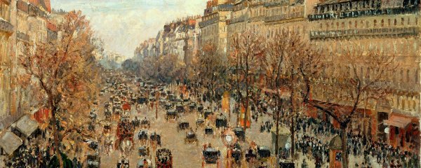 Перестройка Парижа Османом картина