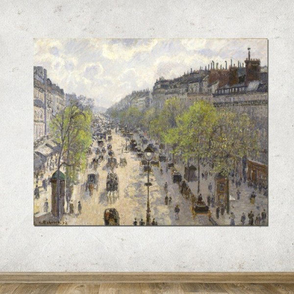 Камиль Писсарро бульвар Монмартр после полудня солнечно