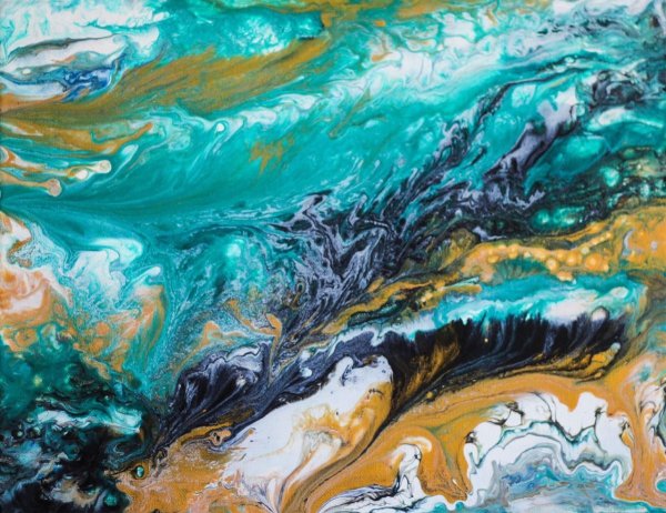 Жидкий акрил флюид арт