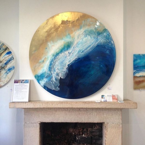 Жидкий акрил флюид арт