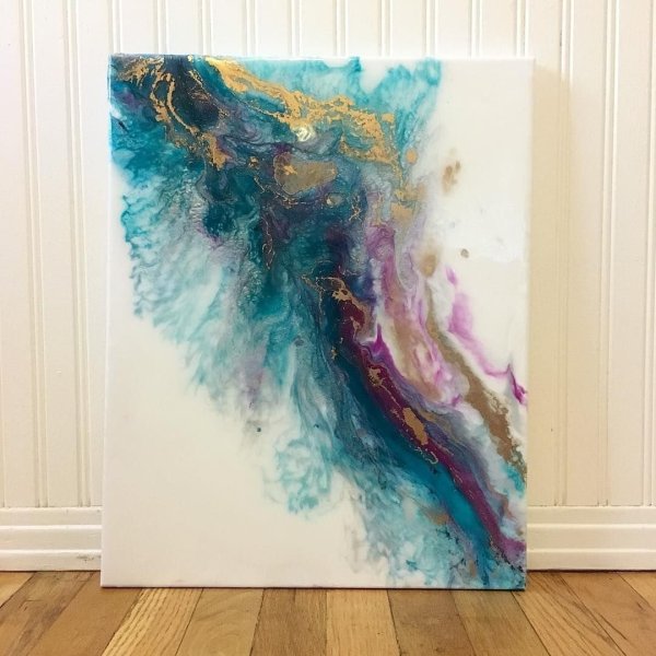 Ресин арт акрилом