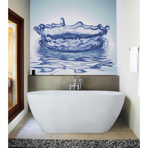 Роспись стен в ванной комнате