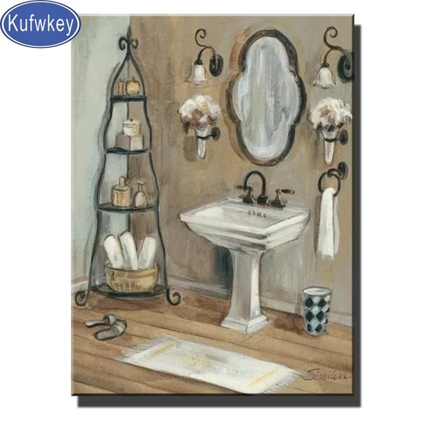 Картина в ванной