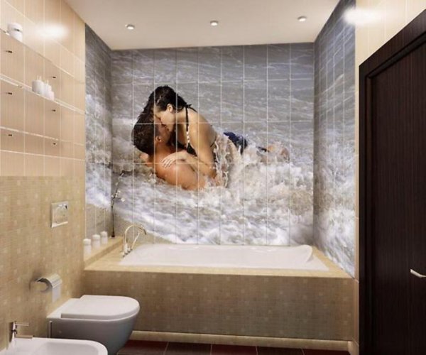 Фотоплитка для ванной комнаты