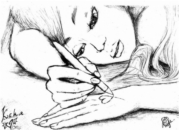 Рисунки для срисовки грустные